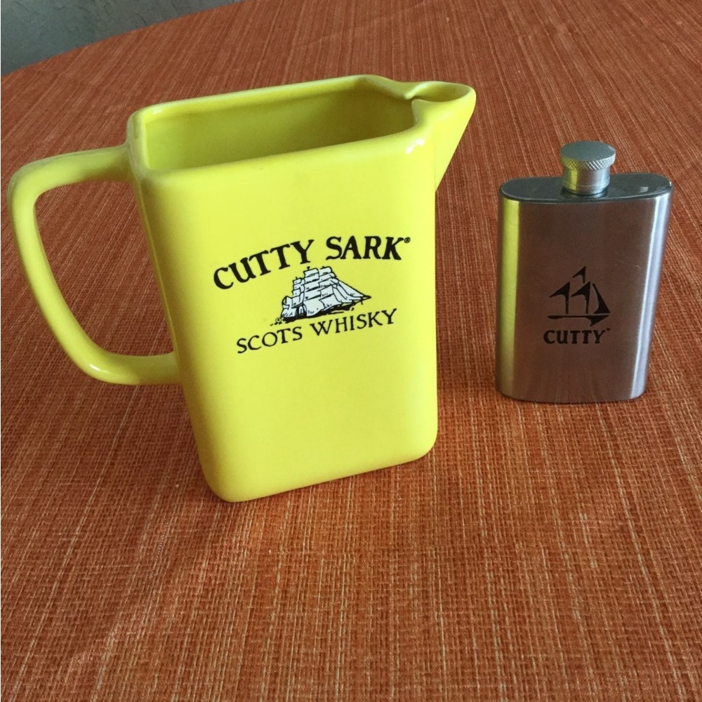 Cutty Sark Pitcher and Flask